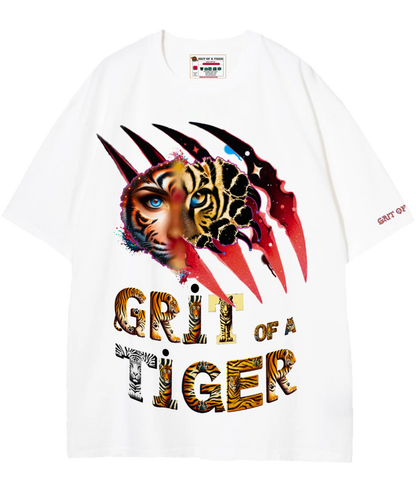 Mens drop shoulder classic t-shirt white