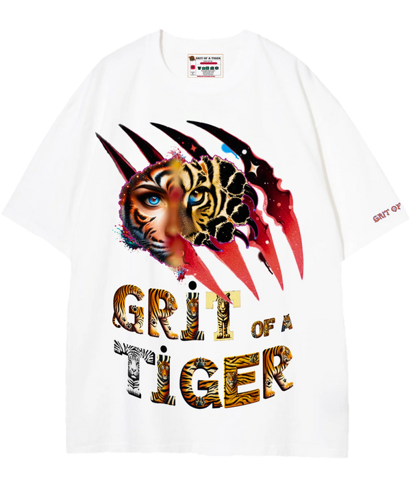 Mens drop shoulder classic t-shirt white